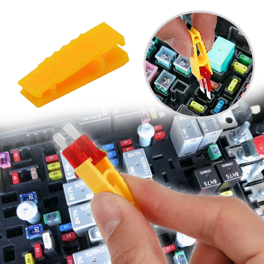 2Pcs Fuse Puller Car Fuse Clip Tool Extractor Removal Security Set Universal,