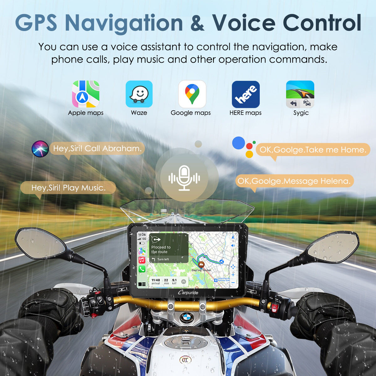 Carpuride W702BS Carplay Android Auto BMW Moto Stereo OEMTransmission Controller