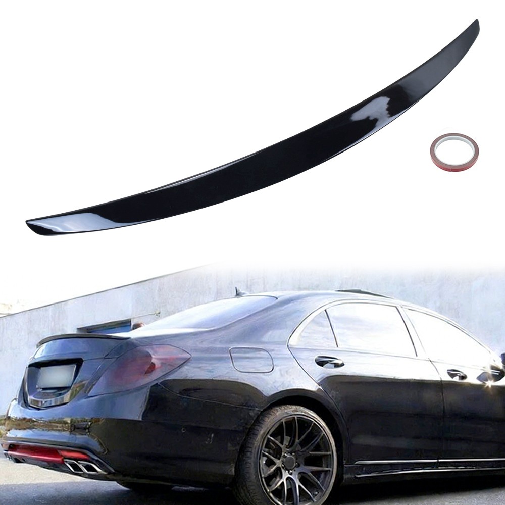 Glossy Black AMG Style Trunk Spoiler For 14-20 Mercedese W222 S550 S560 S600 S63