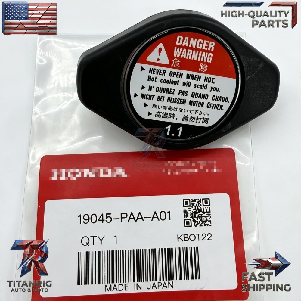 Cooling Radiator Cap for Honda Civic Accord Acura MDX RSX TL USA 19045-PAA-A01