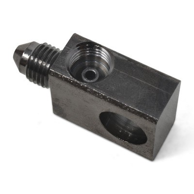 Russell 640503, One Fitting Adapter Tee Steel Black Oxide Performance