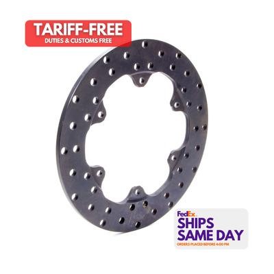 Wilwood 160-3306, One Black Steel Rotor 6Bt .350In 10.75In 6.25In Front Drag
