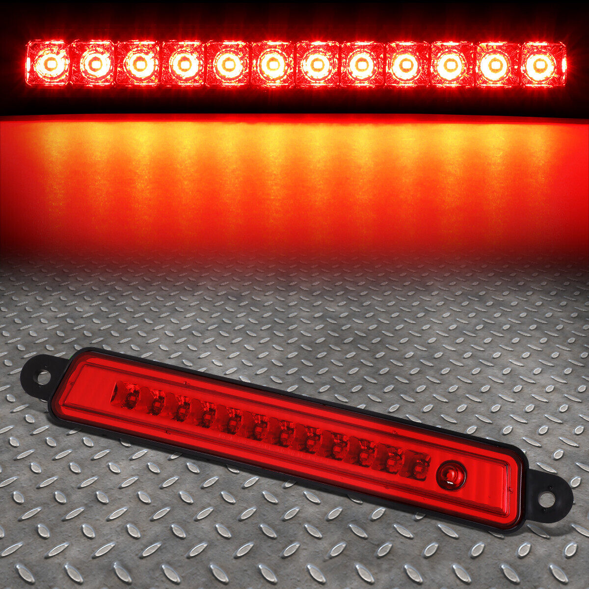 FOR 05-15 NISSAN ARMADA INFINITI QX56 LED THIRD 3RD TAIL BRAKE LIGHT LAMP RED