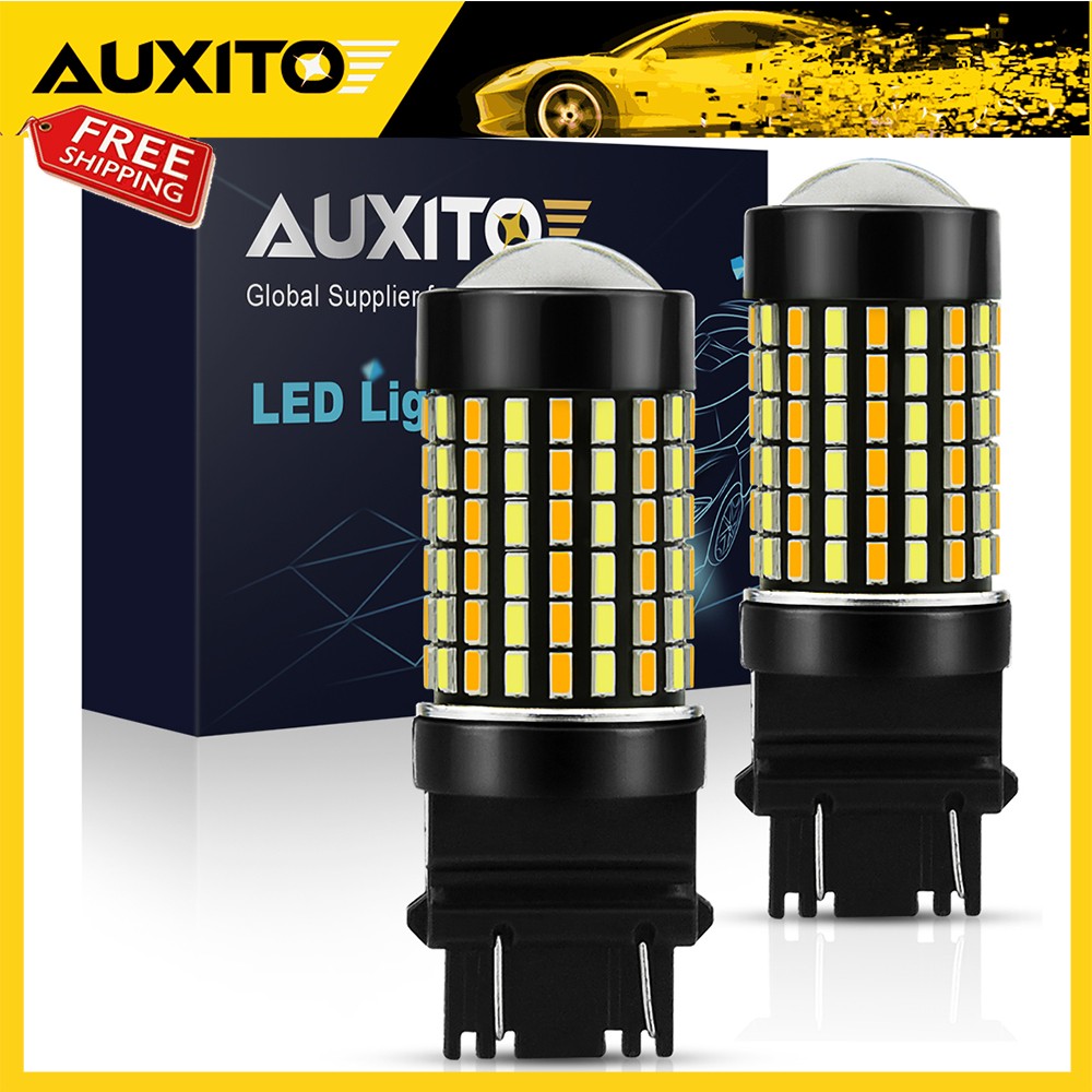 4157NA 3157 Switchback LED Turn Signal Light SMD Lamp White Amber HD 2/10x