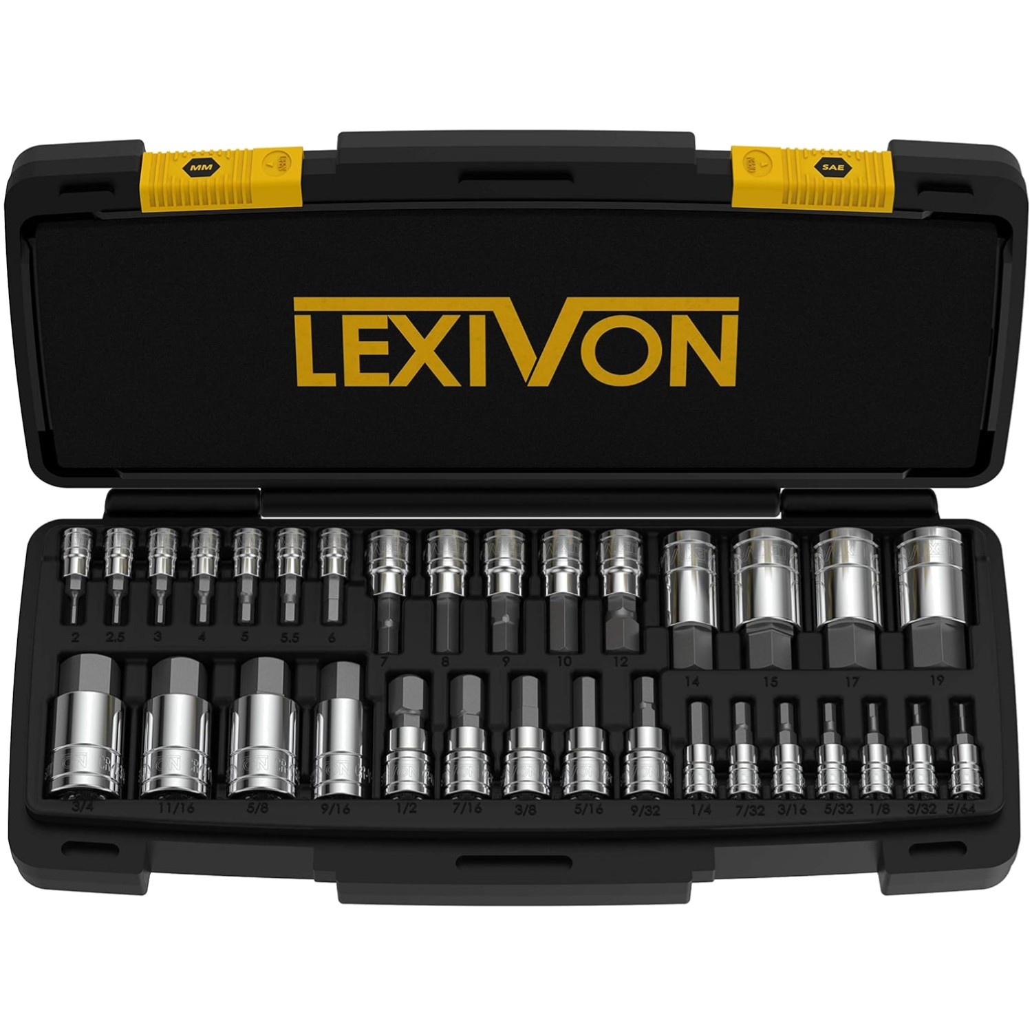 Durable 32-Piece Hex Bit Socket Set – S2 Steel for Ultimate Performance