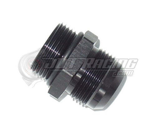 ORB-16 O-Ring Boss AN16 16AN to AN16 Male Adapter Fitting Black CNC Aluminum