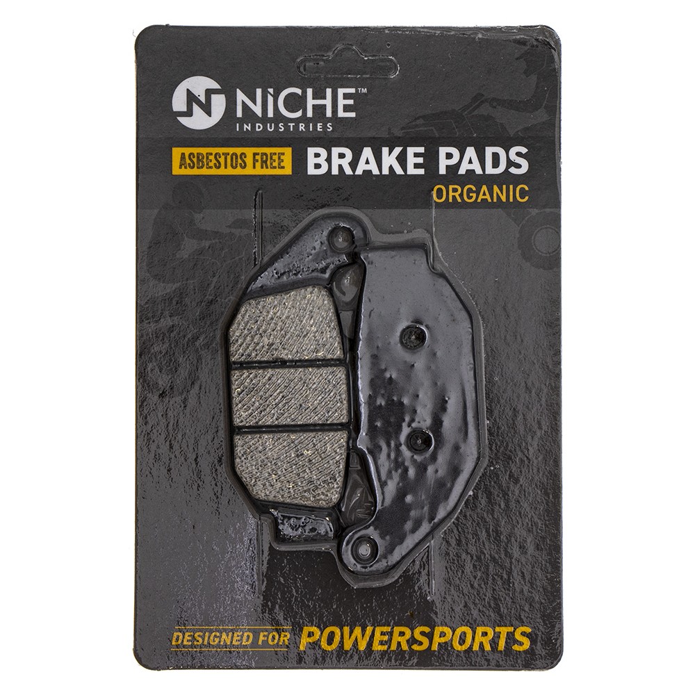 NICHE Brake Pad Set for Honda CRF250L CRF250RL 06451-KZZ-901 Front Rear Organic