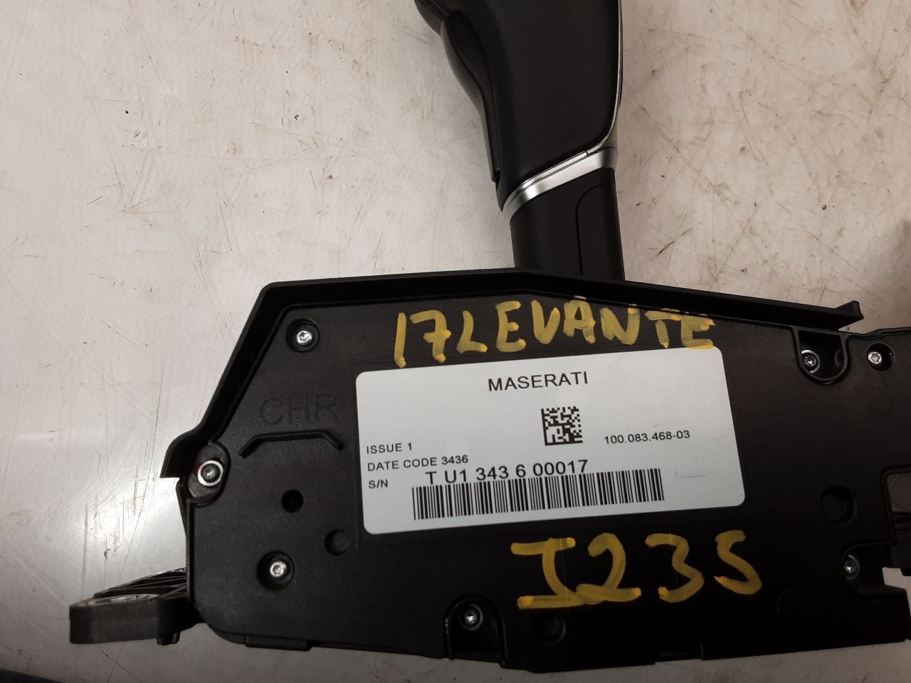 LEVANTE 2017 Transmission Shift 634243