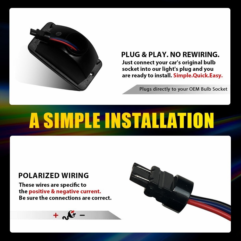 For Jeep Wrangler TJ 1997-2006 Smoked Bumper Signal Fender Side Marker Light 4PC