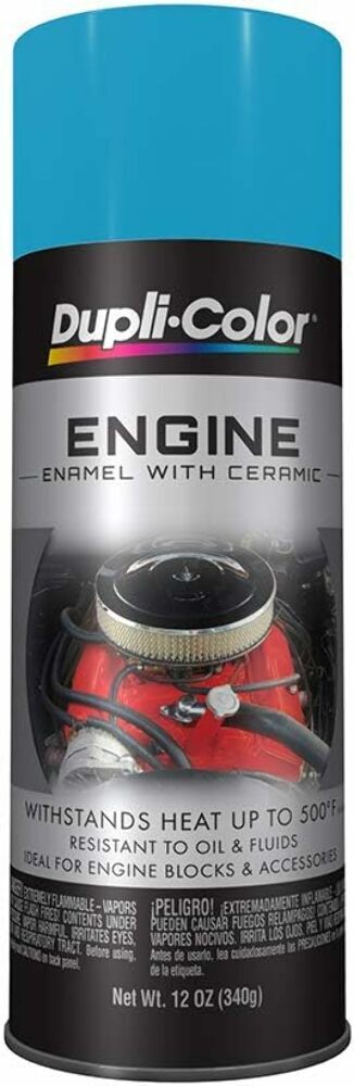Dupli-Color Engine Paint with CERAMIC Pontiac Blue DE1610 12 OZ