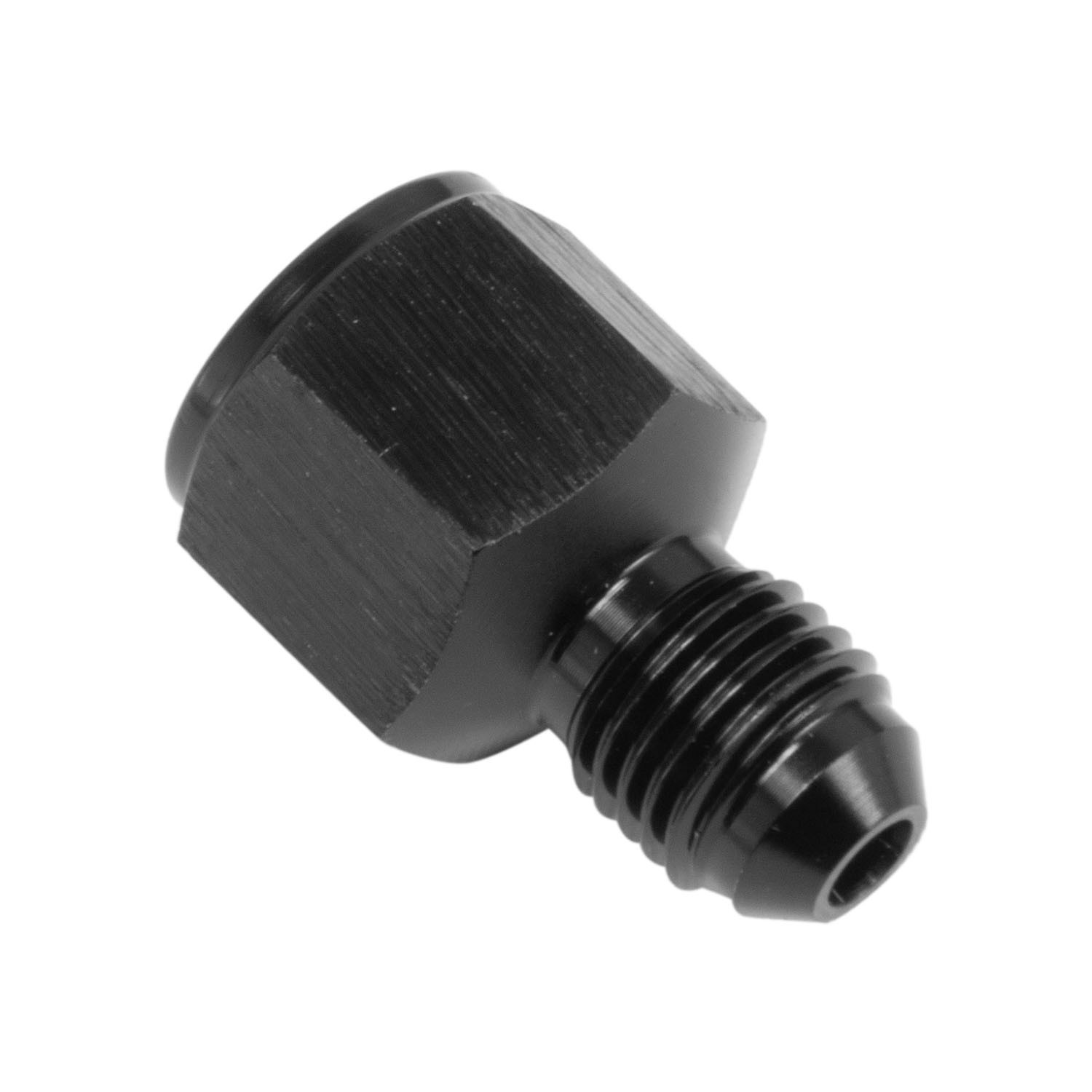 BLACK Aluminum 6AN Female to 4AN Male Flare Reducer Adapter Hot US