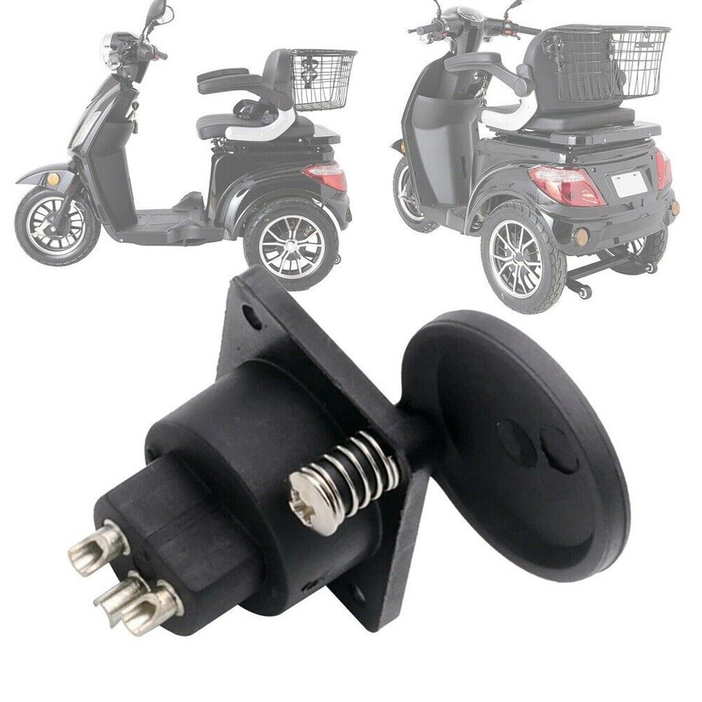 ABS Plastic Shell Auto Replacement Parts XLR 3-pin Socket Charging Port/socket