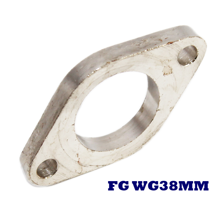 Mild Steel 2 Bolt Flange for 35/38mm External Wastegate / 38mm Dump Tube/Pipe