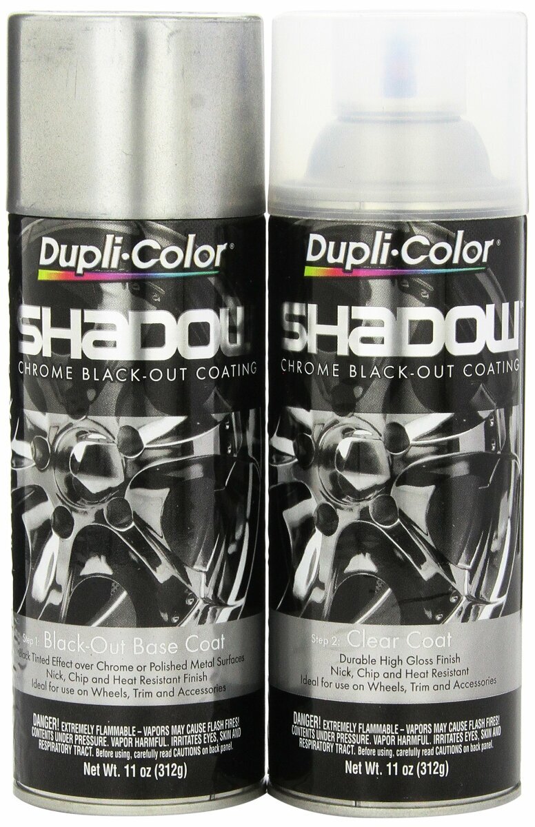 Dupli-Color ESHD10007 Shadow Chrome Black-Out Coating, 1 Kit
