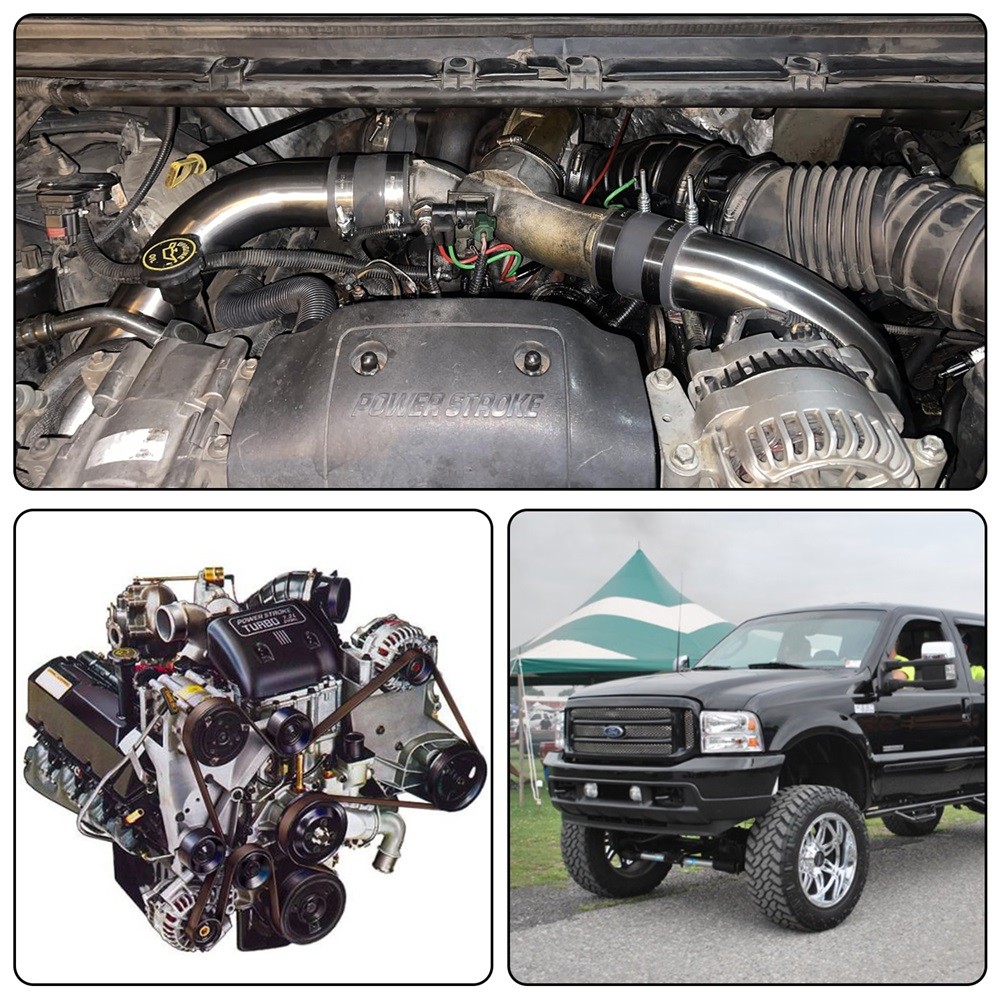 3″ Intercooler Pipe & Boot Kit For 1999.5-2003 Ford 7.3L F550 F350 Powerstroke