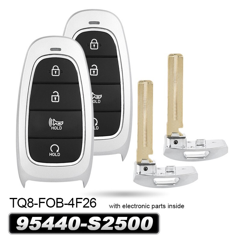 2x Proximity Keyless Remote Key Fob for Hyundai Santa Fe 2021-2023 95440-S2500