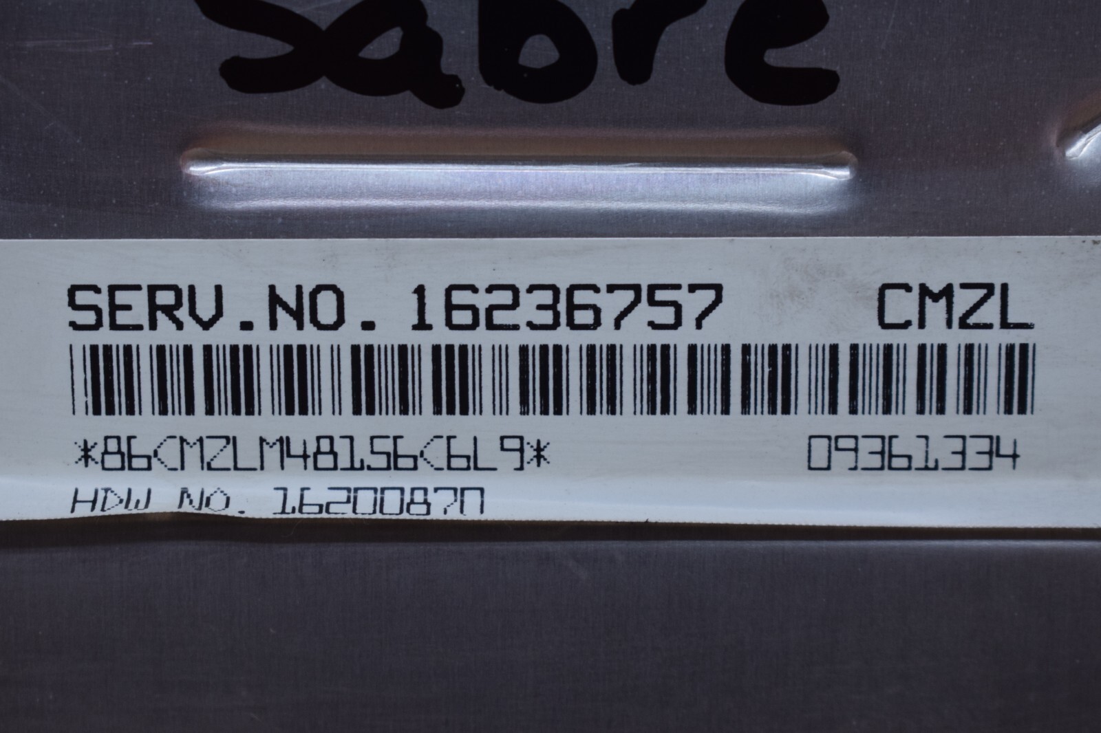 1998 BUICK LESABRE 3.8L ENGINE COMPUTER MODULE ECU ECM 16236757 CMZL OEM