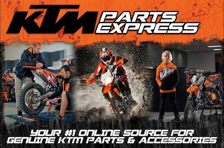 NEW OEM BLACK/ORANGE OPEN ENDED GRIP SET 125 150 250 350 450 63002021200 2023-24