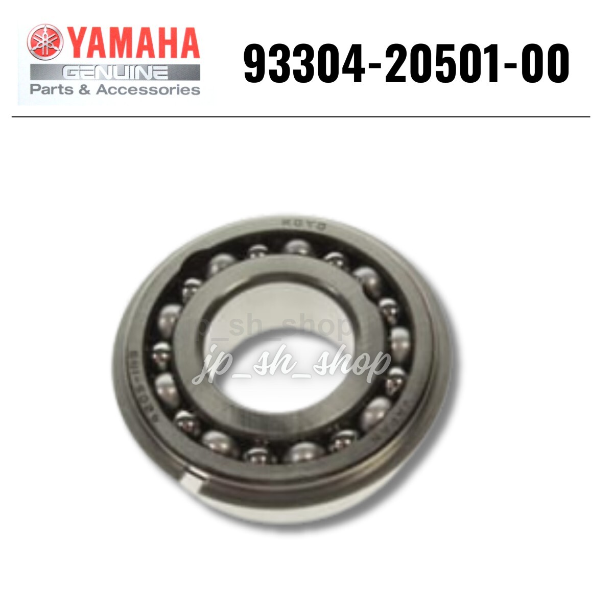 YAMAHA Genuine OEM Parts BEARING 93304-20501-00 for YZ250F