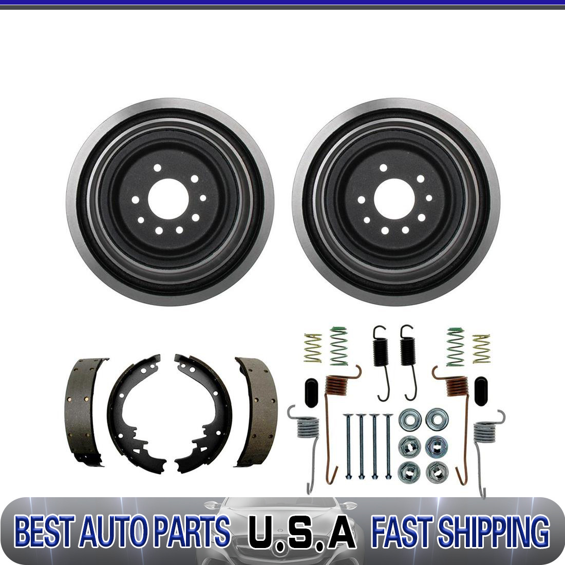 Rear drum brakes shoes adjusting spring kit For 1971-1975 Pontiac Catalina