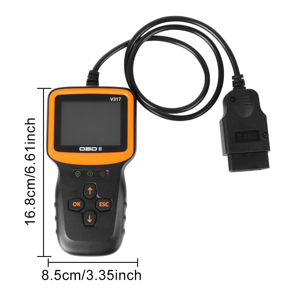 Full OBD2 Engine Diagnostic Scanner EVAP Tester Code Reader VIN Live Data Stream