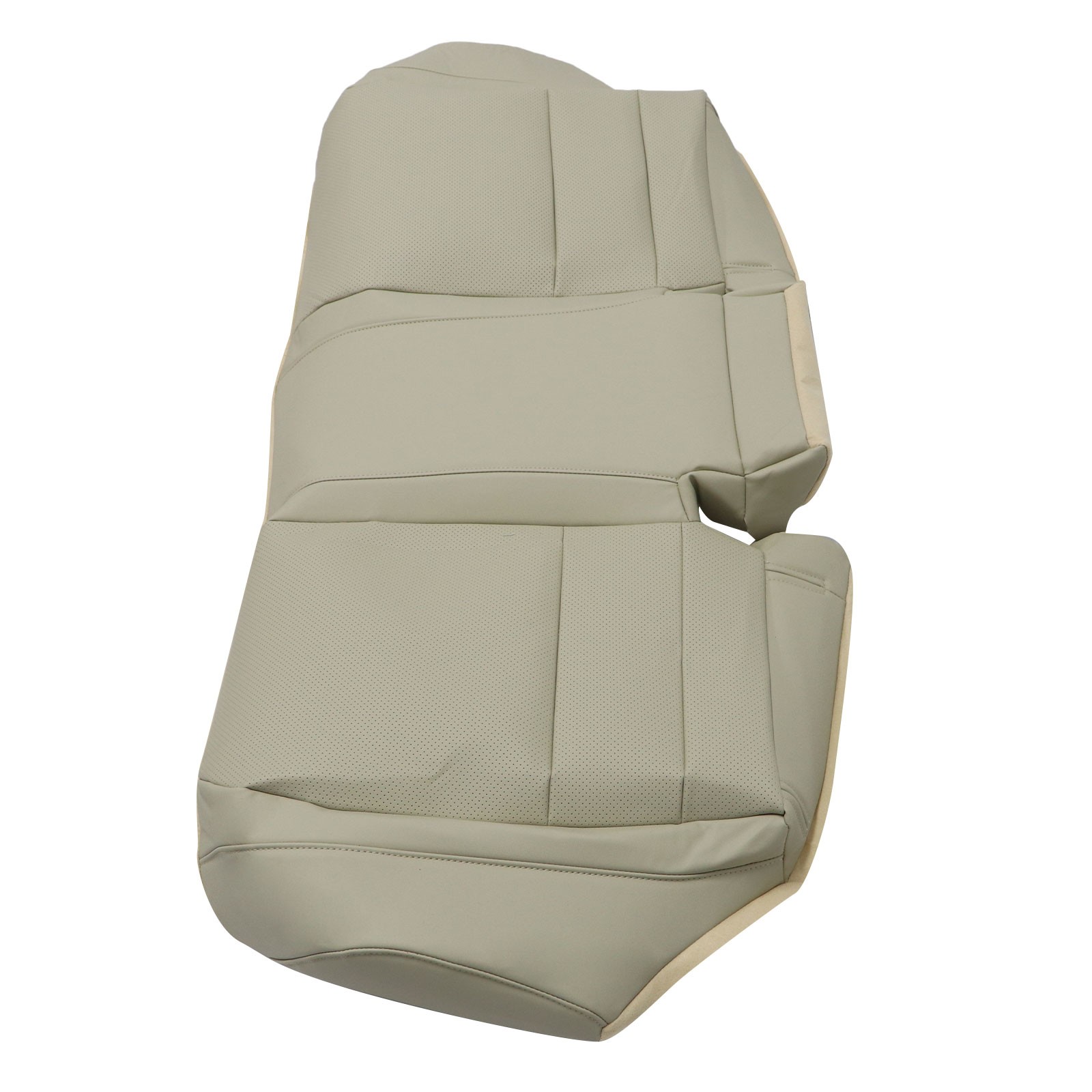 Front Bottom / Top / Rear Bottom Leather Seat Cover For 2009-2014 Acura TSX Tan