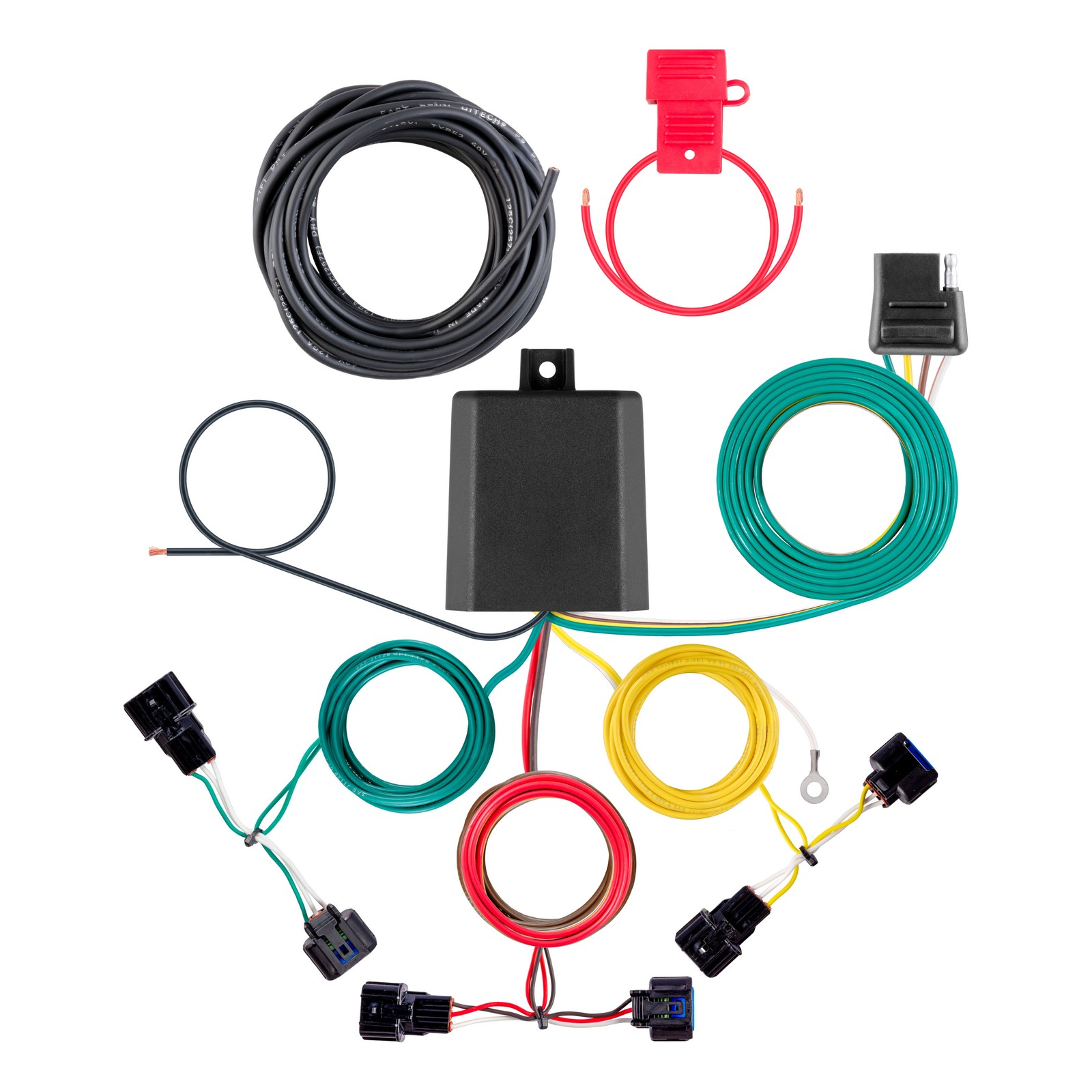Trailer Wiring Harness Towing Lights Wiring Custom Plug & Play CURT Part # 56554
