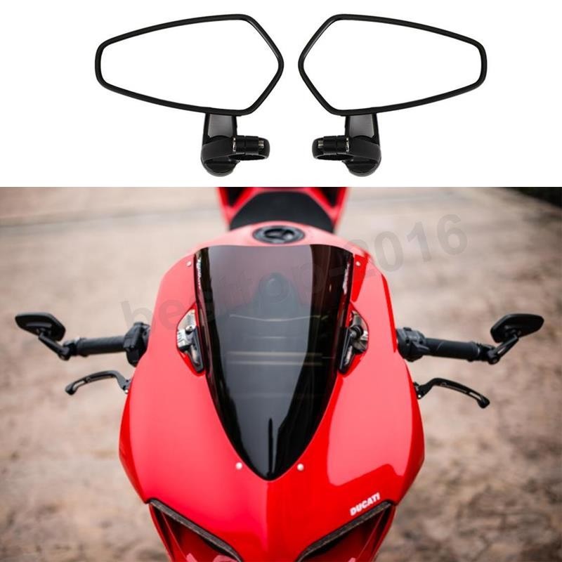 For Ducati Panigale 1199 Specific Model Black Bar End Mirror Easy Installation