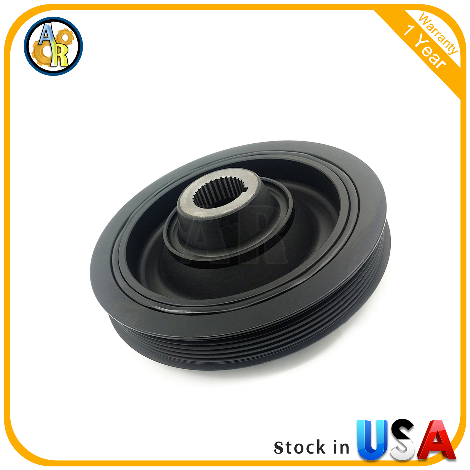 Harmonic Balancer Crankshaft Pulley For 1998-2002 Honda Accord Acura CL