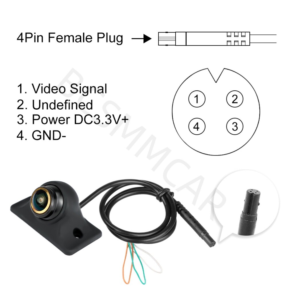 170° Car Rear View Backup Camera Reverse Parking Cam Waterproof 1080P AHD CVBS