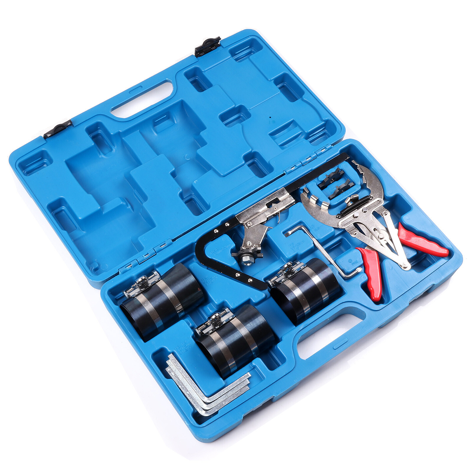 ✅9PC Piston Ring Service Tool Set Auto Engine Cleaning Ring Expander Compressor