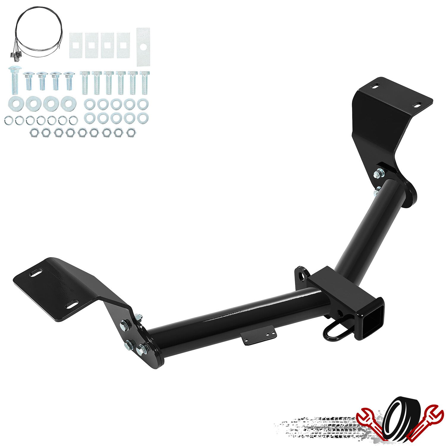 Black For Honda CR-V 2017-2023 Towing Trailer Hitch 2” Receiver Class 3