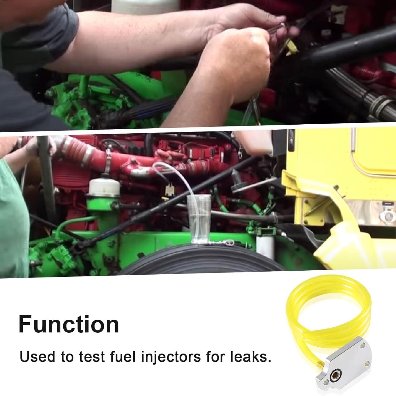 Fuel Injector Leak Test Kit Fit for Cummins ISX / Signature Alternative 3164001