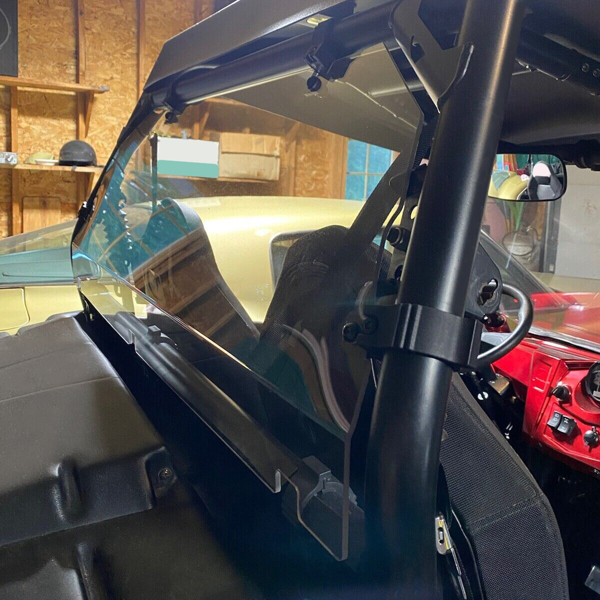 Rear Windshield & Back Panel Fits 2012-2022 Polaris RZR 570 RZR S 570 800