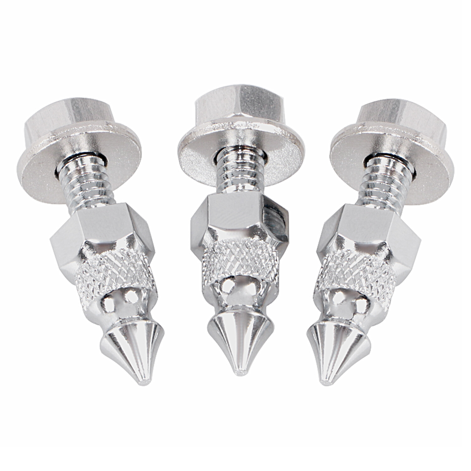 3 Pack Spiked Windshield Mount Bolts For Harley Street Electra Glide FLHTC FLHTK