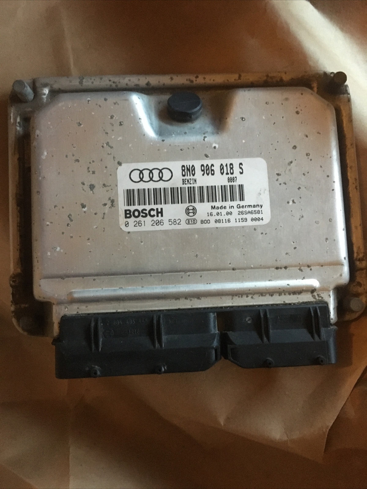 00-01 AUDI TT 1.8L T M/T 6 SP QUATTRO 235HP ENGINE COMPUTER MODULE 8N0906018S