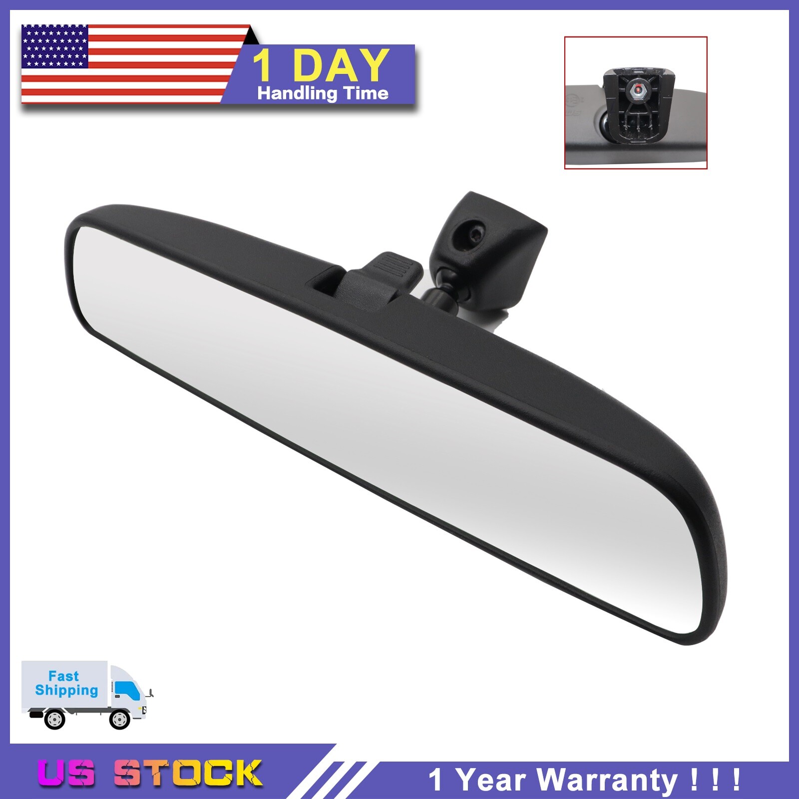 FOR Hyundai Kia Inside Rearview Center Mirror 851013X100 85101-3X100 2011-22 US