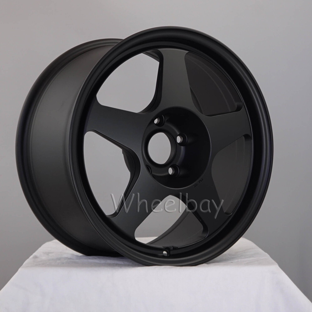 4 PCS ROTA WHEEL SLIPSTREAM 17X8 5X114.3 35 SBLACK 20.1 LBS