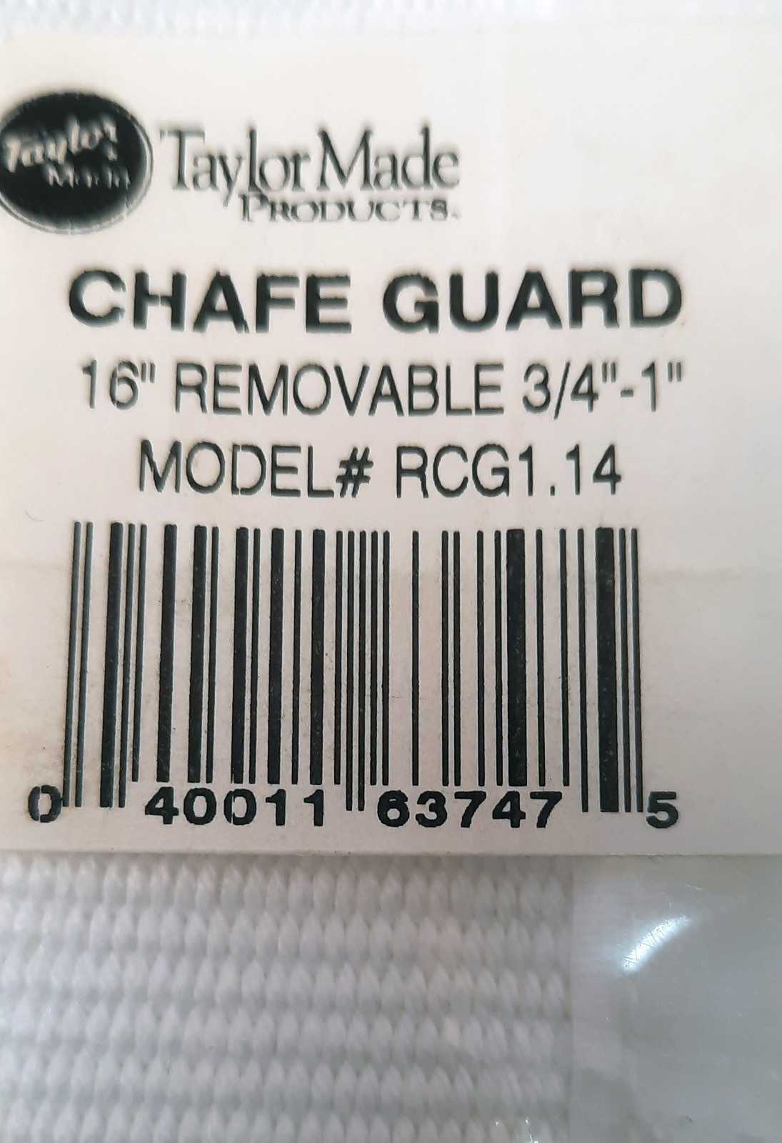 Taylor Made Removable Chafe Guard 16″ Long RCG1.14 NOS Chafe Protector NIB