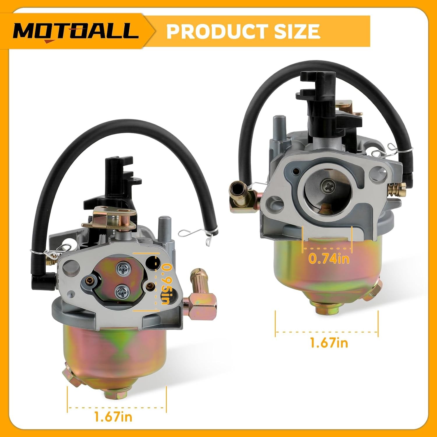 MOTOALL 520-862 Carburetor for Cub Cadet MTD Troy Bilt HUAYI 170S 170SA 165S 165