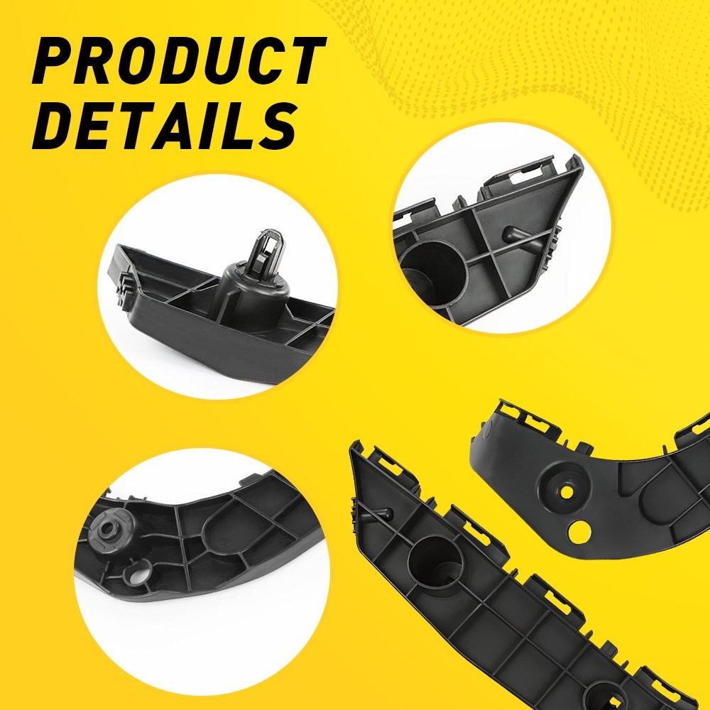 Bumper Bracket For 2014-2021 Toyota 4Runner Front Driver & Passenger Side Pair