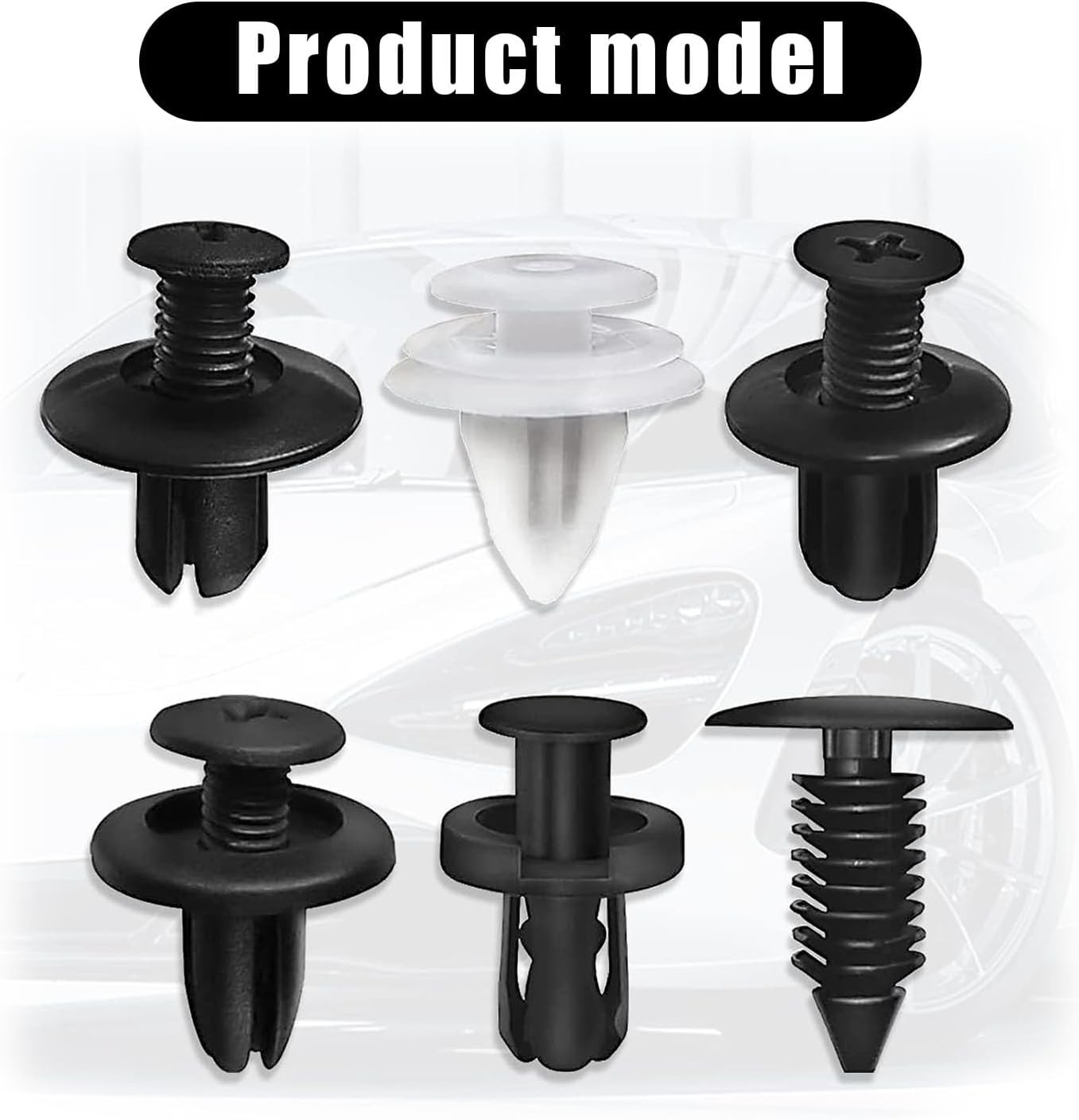 For Honda CAR 100x Box Set Bumper Fender Liner Push Type Retainer Clips Fastener