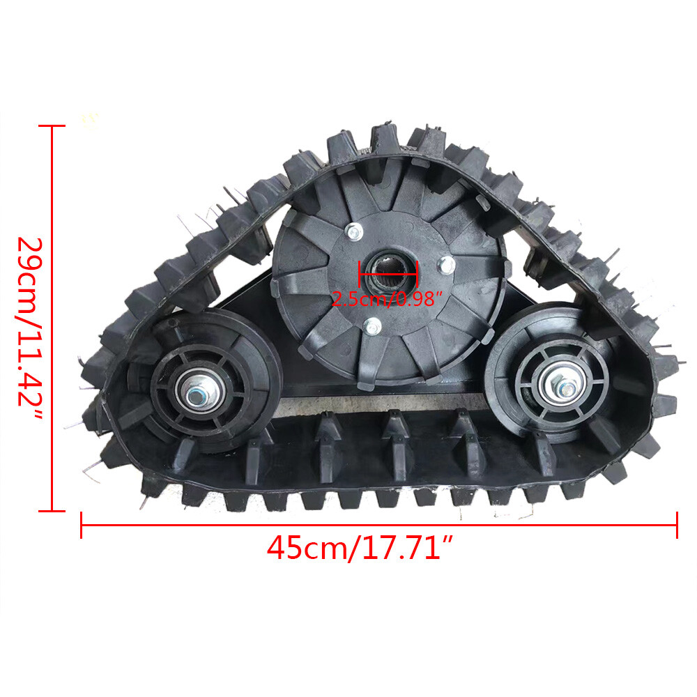 Rear Axle Track kit with Snow Sand Tracks For Go Kart Buggy Quad ATV Snowmobile