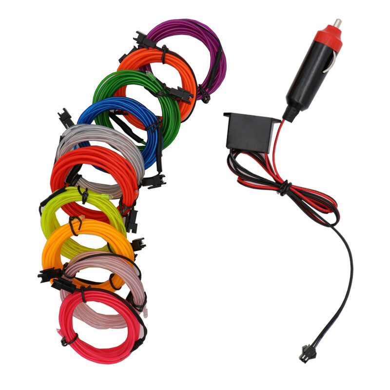 Car Interior Atmosphere Wire Auto Strip Light LED Decor Lamp Accessories
