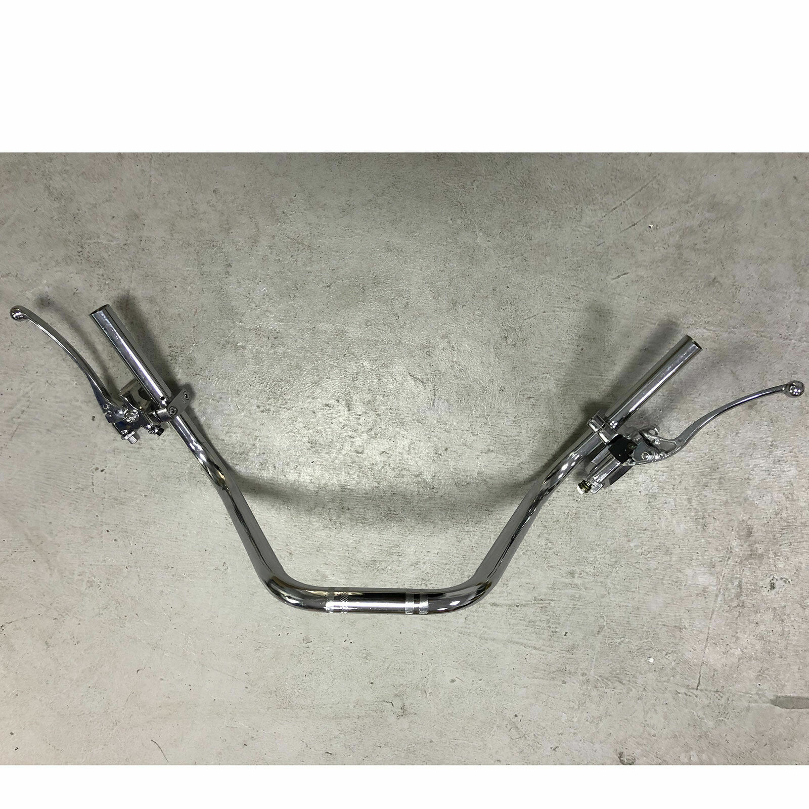 1″ Motorcycle Handlebar Hydraulic Brake Master Cylinder & Clutch Lever Chrome