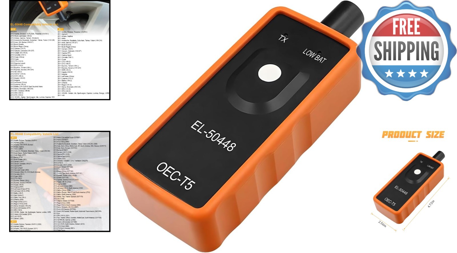 Universal TPMS Activation Reset Tool for Tire Pressure Sensors – Easy to Use