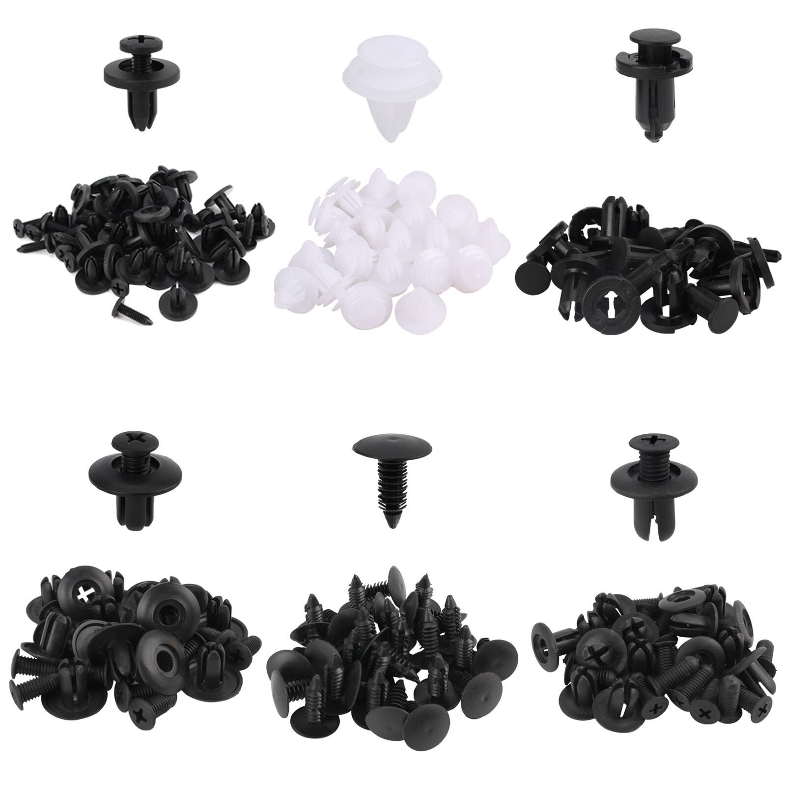 For Toyota Fixing Fastener Bumper Fender Liner Push Type Retainer Clips 100X Kit