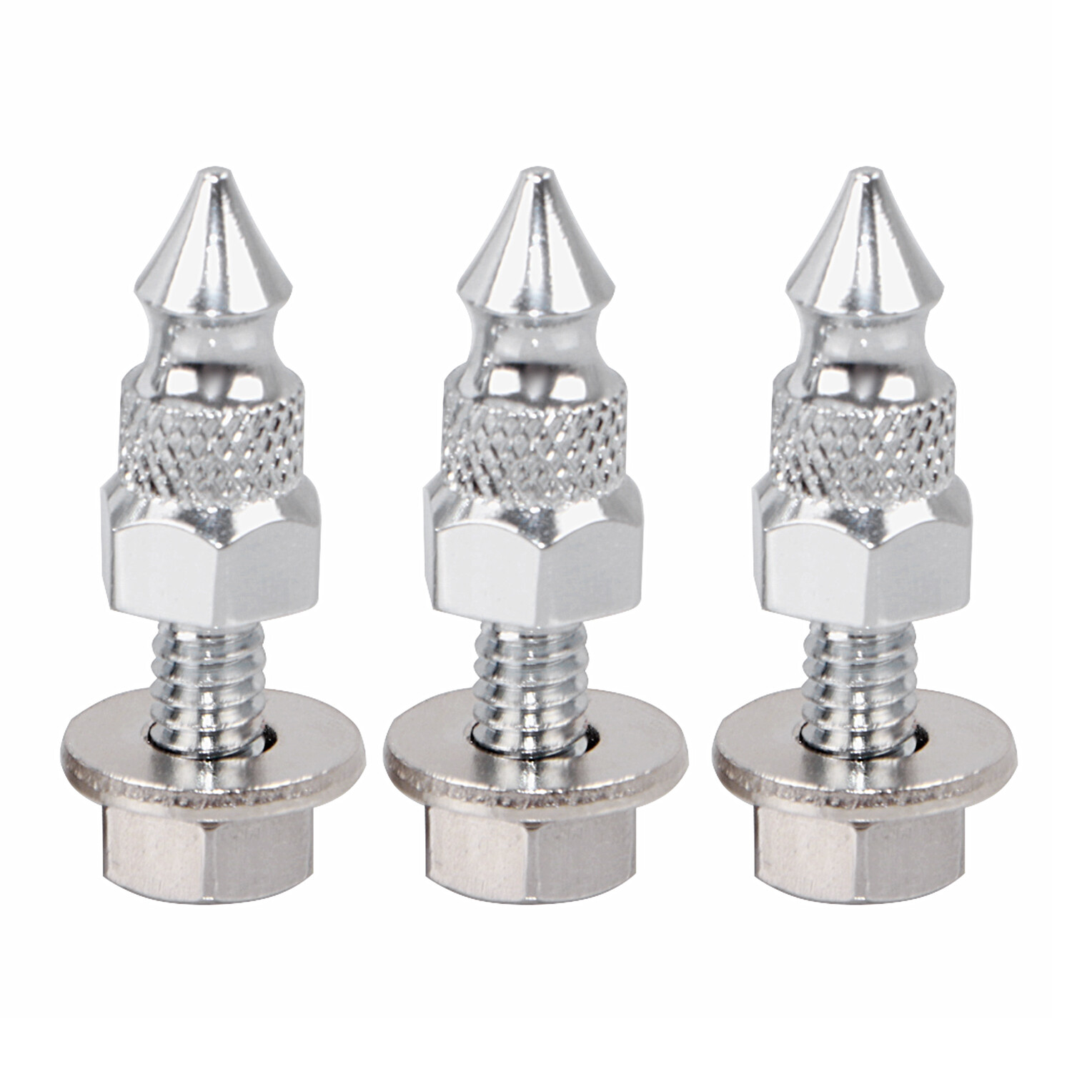 3 Pack Spiked Windshield Mount Bolts For Harley Street Electra Glide FLHTC FLHTK
