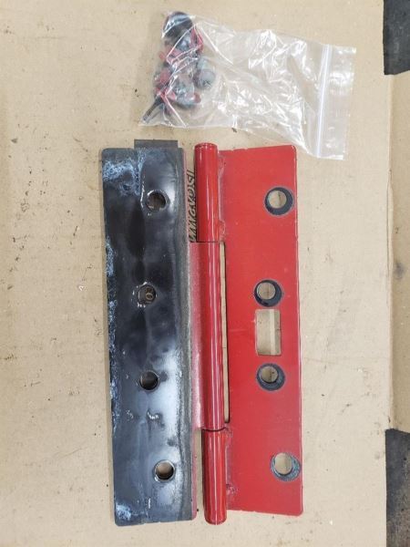 Jeep JK Wrangler Windshield Center Hinge with Bolts PR4 Flame Red 07-17 12959