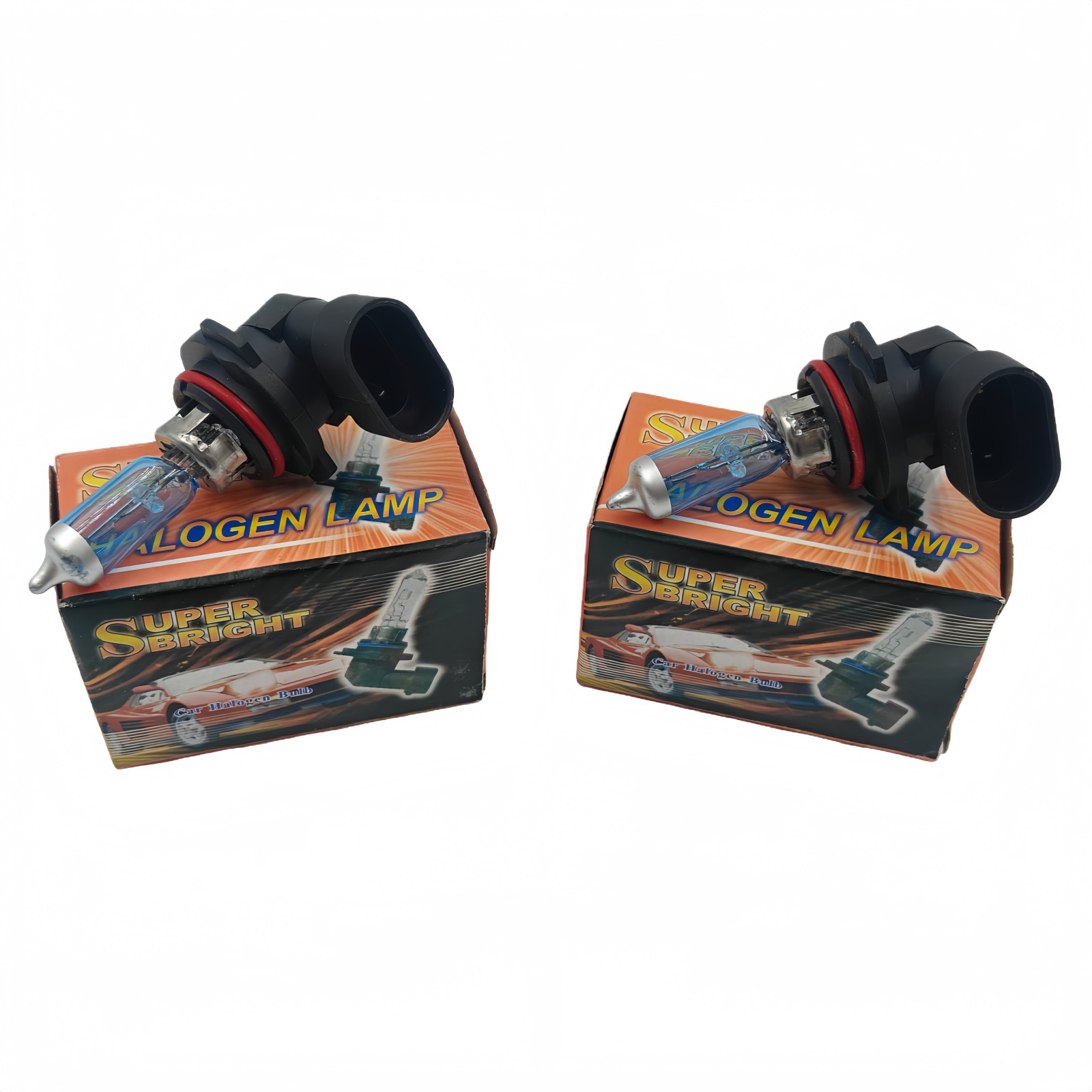 2PCS 9006 HB4 Warm White Halogen Headlight Bulb Kit High/Low Beam 300% Bright